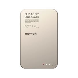  Power bank MOMAX IP133CNE Q.Mag X2 (20000mAh) Magnetic Wireless Battery Pack Titanium 