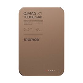  Power bank MOMAX IP136Q2L2 Q.Mag X1 Qi2 Magnetic wireless power bank 10000mAh Gen 2 Desert Gold 