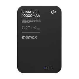  Power bank MOMAX IP136Q2D Q.Mag X1 Qi2 Magnetic wireless power bank 10000mAh Gen 2 Black 