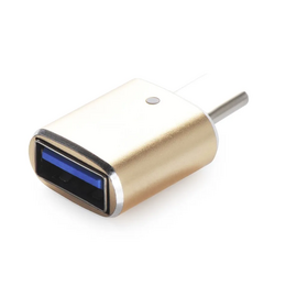  Переходник iNeez 912889 OTG USB to Type-C 3.0 converter + Flash Gold 