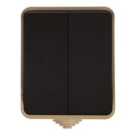  Выключатель SMARTBUY Сатурн SBE-04w-10-SW2-0 наружная установка 2-клавишный 10А, IP 54 1/18/216 