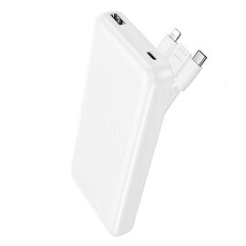  Внешний аккумулятор Borofone BJ79 10W (5V/2A) 10000mAh Type-C/USB/Type-C/Lightning (white)(243479) 