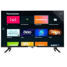  32" Телевизор Hyundai H-LED32BS5003 чёрный 1366x768, HD, 60 Гц, Wi-fi, Smart TV, Яндекс TV 