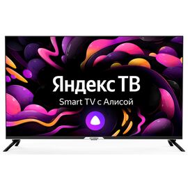  50" Телевизор Hyundai H-LED50BU7003 черный 3840x2160, 4K Ultra HD, 60 Гц, Wi-Fi, Smart TV, Яндекс ТВ 