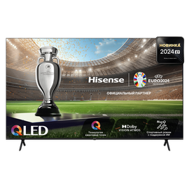  85" Телевизор Hisense 85E7NQ черный QLED 3840x2160, 4K Ultra HD, 60 Гц, Wi-Fi, Smart TV, VIDAA 