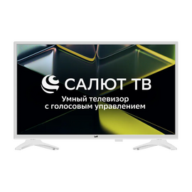  32" Телевизор LEFF 32H691T черный 1366 x 768, LED, HD, 60 Гц, Smart Салют 