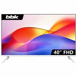  40" Телевизор BBK 40LEM-1042/FTS2C белый 1920x1080, Full HD, 60 Гц 