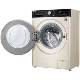  Стиральная машина LG F2V5HS9B 85x60x45см кл.:A  фронт. макс.:7кг бежевый, люк-черный, 1200 об/мин 