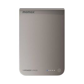  Внешний аккумулятор MOMAX IP162Q2CNL 1-Power S.Pass 10000mAh Magnetic wireless Battery Pack Titanium 