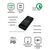  Power Bank 10000mAh с беспров. Заряд., Черный 