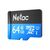  Карта флэш-памяти MicroSD 64 Гб Netac P500  Standard  UHS-I (90 Mb/s) без адаптера (Class 10)4(222573) 