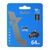  Карта флэш-памяти MicroSD 64 Гб Netac P500  Standard  UHS-I (90 Mb/s) без адаптера (Class 10)4(222573) 