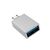  OTG переходник BOROFONE BV2 Micro USB (серебро) 
