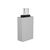  OTG переходник BOROFONE BV2 Micro USB (серебро) 