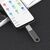  OTG переходник BOROFONE BV2 Micro USB (серебро) 