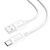  Кабель USB - микро USB HOCO X73 Sunway, 1.0м, круглый, 2.4A, силикон, цвет: белый (1/31/310) 