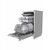  Посудомоечная машина Midea MFD45S150Wi белый 