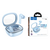  Наушники внутриканальные HOCO EQ6 Shadow, пластик, bluetooth 5.3, микрофон, цвет: синий (1/14/140) 