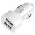  Автомобильное зарядное устройство HOCO Z2A, 2xUSB с Кабелем USB - Lightning, 2.4A, белый 