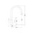  Смеситель для кухни EMAR ЕС-3015 PVD Golden 