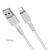  Дата-кабель BOROFONE BX16 Easy Lightning, 1м (белый) 