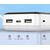  Внешний аккумулятор Foneng P63 30000mAh 2A 2*USB (White) 