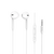  Наушники HOCO M55 Memory sound wire control with mic (белый) 