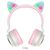  Наушники полноразмерные bluetooth HOCO W27 Cat ear (серый) 