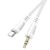  Кабель Type-C - 3.5mm Borofone BL14 100см   (white) (242839) 