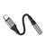  Переходник Jack 3.5 (м) - Type-C (п) Hoco LS36 Fresh цифровой (black) (235056) 