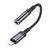  Переходник Jack 3.5 (м) - Lightning (п) Borofone BV24 Graceful (metal grey) (240963) 