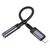 Переходник Jack 3.5 (м) - Lightning (п) Borofone BV24 Graceful (metal grey) (240963) 