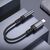 Переходник Jack 3.5 (м) - Lightning (п) Borofone BV24 Graceful (metal grey) (240963) 