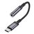 Переходник Jack 3.5 (м) - Type-C (п) Borofone BV24 Graceful (metal grey) (240962) 