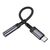  Переходник Jack 3.5 (м) - Type-C (п) Borofone BV24 Graceful (metal grey) (240962) 
