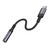  Переходник Jack 3.5 (м) - Type-C (п) Borofone BV24 Graceful (metal grey) (240962) 