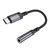  Переходник Jack 3.5 (м) - Type-C (п) Borofone BV24 Graceful (metal grey) (240962) 