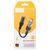  Переходник Jack 3.5 (м) - Type-C (п) Hoco LS37 Spirit 10см (black) (225361) 