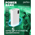  Повербанк Perfeo MOUNTAINS 40000 mAh/LED дисплей/PD + QC 3.0/Type-C/4 USB/Выход: 3A, max 22.5W/ Белый, (Арт. PF_D0160) 