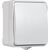  Выключатель SMARTBUY Сатурн SBE-04g-10-SW1-0 наружная установка 1-клавишный 10А, IP54, белый, 18/216 