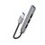  Переходник HOCO HB26 4 in 1 adapter(USB to USB3.0+USB2.0*3) (серый) 
