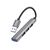  Переходник HOCO HB26 4 in 1 adapter(USB to USB3.0+USB2.0*3) (серый) 