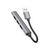  Хаб HOCO HB26 4in1 adapter (Type-c to USB3.0+USB2.0*3) metal gray 