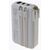 Распродажа! Повербанк Perfeo PLUG 10000 mAh/LED дисплей/Вход 230V/PD+QC 3.0/Выход: 5A, max 22.5W/ Белый, (Арт. PF_E1632) 