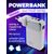  Распродажа! Повербанк Perfeo PLUG 10000 mAh/LED дисплей/Вход 230V/PD+QC 3.0/Выход: 5A, max 22.5W/ Белый, (Арт. PF_E1632) 