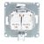  Розетка компьютерная Schneider Electric AtlasDesign ATN000185 двойная RJ45+RJ45, кат.5E, Белый 