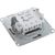  Переключатель Schneider Electric AtlasDesign ATN001065 2-клавишный сх.6, 10АХ, механизм, Карбон 