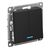  Выключатель Systeme electric AtlasDesign ATN001053S 2-клавишный с подсветкой, сх.5а, 10АХ, быстрозажимные клеммы, карбон 