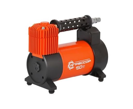 Авто-компрессор АГРЕССОР (AGR-50L) металл., 12V, 280W, 50 л./мин., перех. для накач.лодок, LED фонарь 