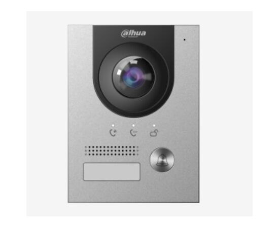  Видеопанель Dahua DHI-VTO2202F-P-S2 цветной сигнал CMOS цвет панели серебристый 